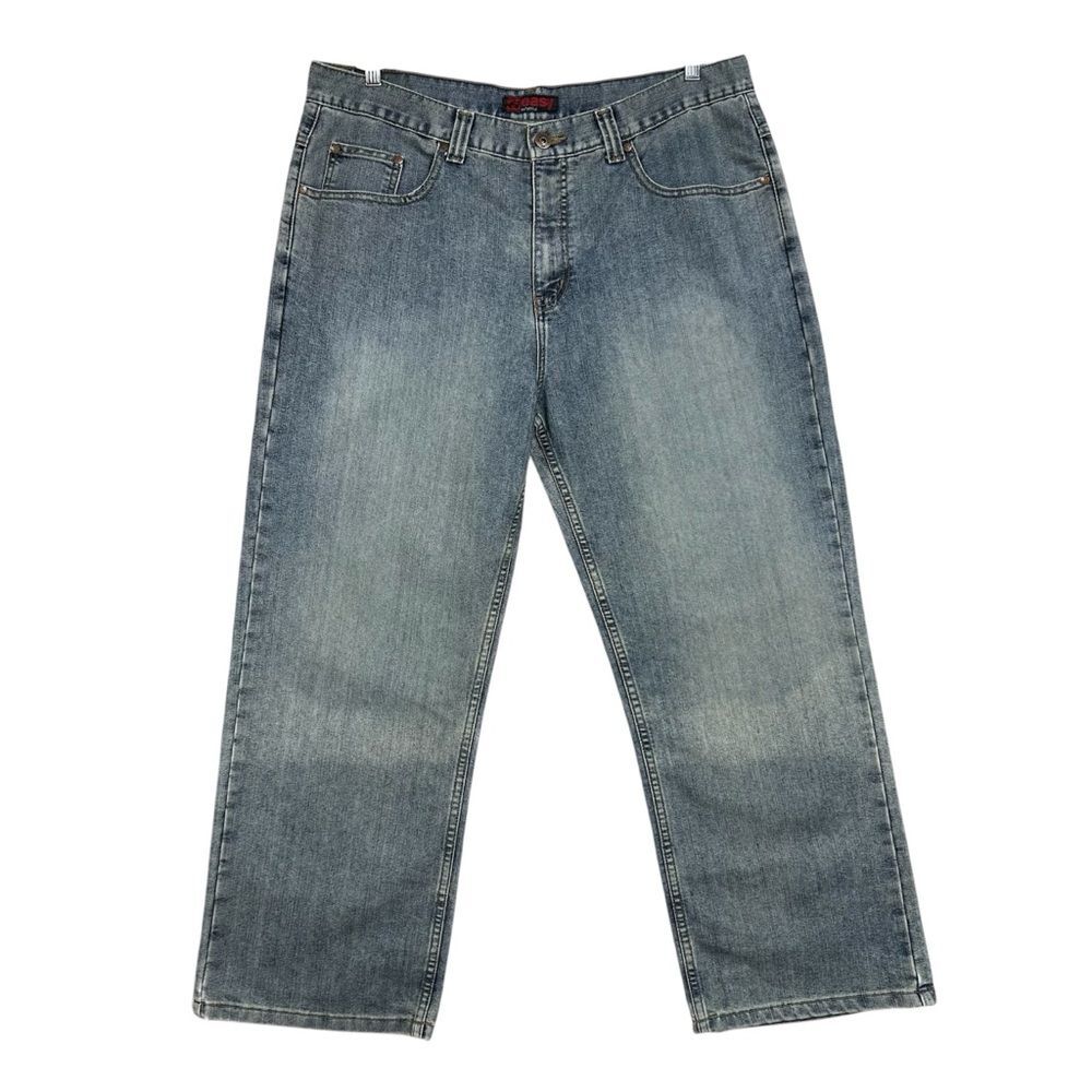 Anchor Blue Easy Baggy Skater Y2K Jean Sz 38 Mens Blue